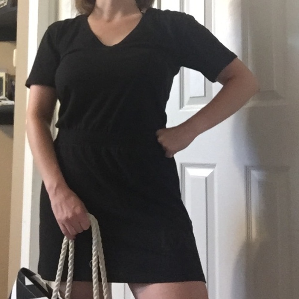 VS PINK cotton dress in black - size medium